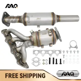 Ncaco00063 Naq Front And Rear Catalytic Converter For 2012 2013 2014 2015-2017 Kia Soul Rio 1.6l