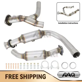 Ncaco00157 Naq New Front Side Catalytic Converter For Ram 1500 2019-2021 V8 5.7l With Hardware