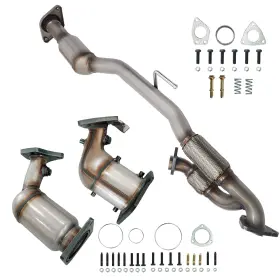641532 Nat Autoparts 40886 3 X Catalytic Converter For 2013-2019 Nissan Pathfinder 3.5l With Flex Y-pipe