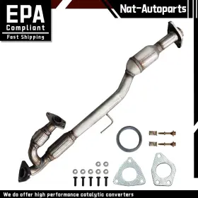 Nsft041-ex Nat Autoparts Flex Pipe And Rear Catalytic Converter For 2013-2019 Nissan Pathfinder 3.5l V6 Epa