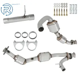 586761 Netuera For Ford Expedition 5.4l 2003-2004 Left And Right Y Pipe Catalytic Converter Set