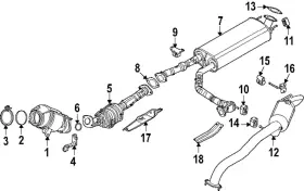 200a0-7ja0b Nissan Genuine Front Pipe