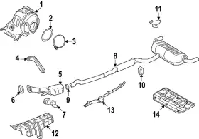 208a2-6sa0a Nissan Genuine Catalytic Converter