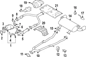 208b2-6gg1a Nissan Genuine Catalytic Converter