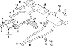 B0802-6ge0a Nissan Genuine Converter And Pipe