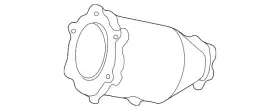 B08a1-5w500 Nissan Genuine Catalytic Converter