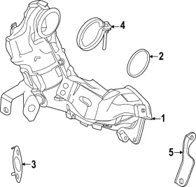 B08a2-6ua1a Nissan Genuine Exhaust Manifold