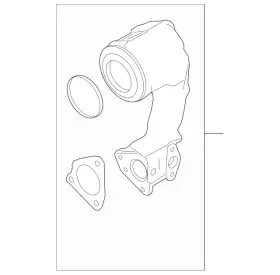 B08a2-bv90a Nissan Genuine Catalytic Converter