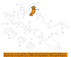 208a29hp0a Nissan Oem 15-18 Altima Exhaust Components-catalytic Cnvrtr