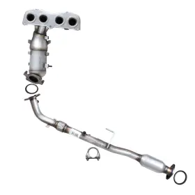 506189 Northeastern Exhaust Epa Front Manifold And Rear Catalytic Kit Fits 2002-2006 Toyota Camry Solara 2.4l
