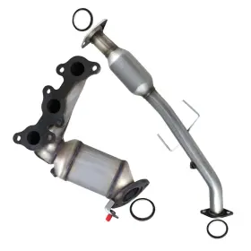 506218 Northeastern Exhaust Epa Approved Front And Rear Catalytic Converters Fits 2001-2003 Toyota Sienna 3.0l