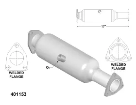 401153-aa Oem Industries Catalytic Converter For 2002-2004 Honda Odyssey