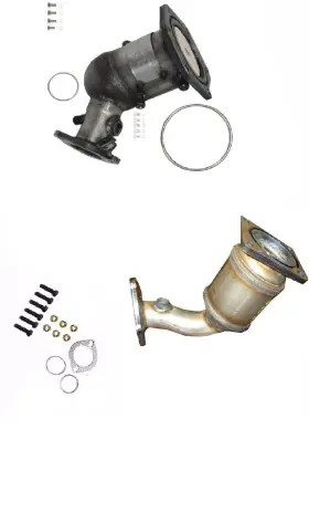 496-mkj39 One Stop Exhaust Fits 2013-2018 Nissan Pathfinder 3.5l Bank1 And Bank2 Catalytic Converter 1se