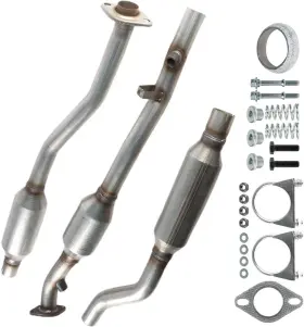 One Stop Exhaust 835-njx-h/d Fits 2008-2011 Mitsubishi Lancer 2.0l Front And Rear Catalytic Converter H/d