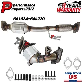 Performanceautoparts2012 Ted99291 Front And Rear Catalytic Converter For 2019 2020 2021 Nissan Altima 2.5l New Fwd