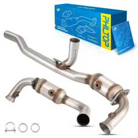 Philtop 3212exp647hus Catalytic Converter Kit Front Rear Jeep Dodge Nitro 3.7l 2007-2011 2008-2012