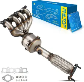 Philtop 3625exp2989us Front Direct-fit Catalytic Converter Kit With Gasket For Ford 11-19 Fiesta