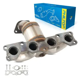 5110exp6318us Philtop Front Catalytic Converter Kit Compatible Kia 2011-2013 Epa Compliant