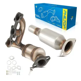 Philtop 7380exp601yus Catalytic Converter 2pcs Stainless Steel Toyota Avalon 2000-2004 3.0l Es300 High