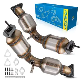 7555exp244kus Philtop Front Left And Right Catalytic Converter Compatible With G37 G35 350z