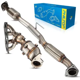Philtop 8763cac064qus Catalytic Converter Kit Direct Fit 2007-2012 Altima 2.5l Sedan Stainless