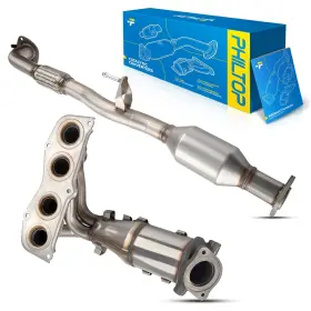 Philtop 9465cac097dus Front And Rear Catalytic Converter Compatible With 20022006 Camry/sol