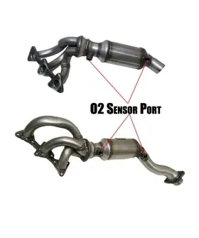 142805 Premium Catalytic Converter Brand M3 02-06 Z3 Coupe 01-02 Front And Rear Manifold Converters
