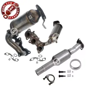 774035 Qe Catalytic Converter 2006-2008 Lexus Rx400h 3.3l- Front And Rear 3pcs /epa Approved