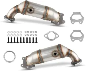 384-vfg49 Quality Exhaust Fits 2011-2019 Dodge Journey 3.6l Front And Rear Catalytic Converters H/d