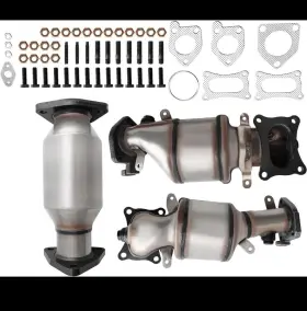 839-bhf26 Quality Exhaust Fits 2009-2021 Honda Pilot 3.5l All Of 3 Catalytic Converters H/d