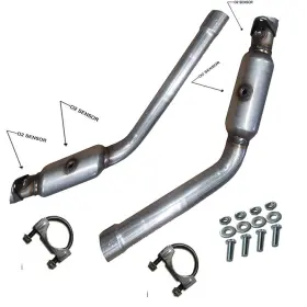 Exl07943321-1 Quality Exhaust Exl07943321-1/2 Catalytic Converter Fits 2005-2010 Ford Mustang 4.0l Pair Left And Right