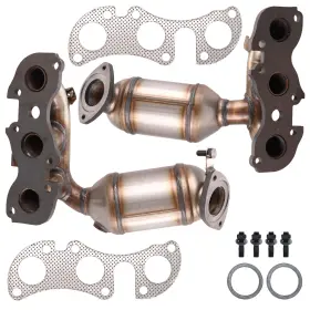 1714020070 Readair 2pcs Front Catalytic Converter For Toyota Camry 2002-2006 Lexus Es300 V6 3.0l