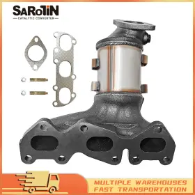 40705 Sarotin Catalytic Converter For Hyundai Santa Fe 2007-2009 3.3l Front Firewall Side