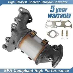 54775 Sarotin For Hyundai Santa Fe 2007-2009 3.3l Front Right Catalytic Converter Bank 2