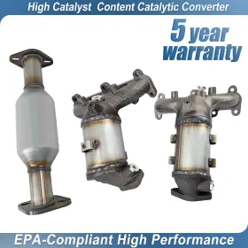 641439 Sarotin Front Rear Catalytic Converter For 2007-2009 Hyundai Santa Fe 2.7l V6
