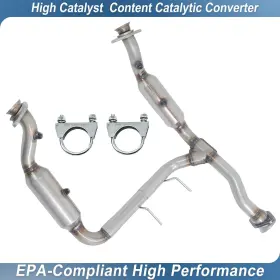 645146 Sarotin Driver Passenger Sides 2015-2020 For Ford F-150 3.5l Turbo Catalytic Converter