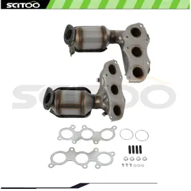 Cnb178699er01 Scitoo 2pcs Catalytic Converter For Lexus 2007-2017 Es350 3.5l 16470 16471 Left Right