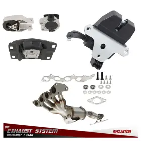 Ie1089543es Shzaitor Trunk Latch Lock Actuator Catalytic Converter Motor And Mount Kit For Ford Focus