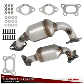 Ie1178970es Shzaitor Front &rear Side Catalytic Converter For 12-2013 Chevrolet Impala 3.6l 20831819