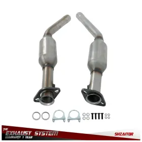 Ie1339260es Shzaitor 2pcs Right And Left Catalytic Converter Direct Fit For Ford Mustang 2005-2010 4.0l