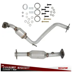 Ie787020es Shzaitor Rear Catalytic Converters Direct Fit For 16-20 Toyota Tacoma 3.5l V6 4wd 644153