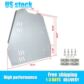 Lsot001111a Silverautoparts For 2007-21 Toyota Tundra Sequoia Catalytic Converter Shield Guard Full Size