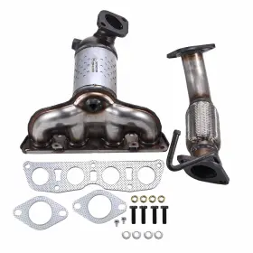 Tr60474 Steel Catalytic Converter Manifold And Flex Pipe For 2011-2016 Hyundai Elantra 1.8l