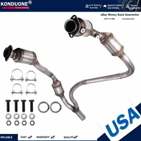 Ber419970 Su For 2007 2008 2009 Jeep Wrangler Jk 3.8l V6 Y Pipe Exhaust Catalytic Converter