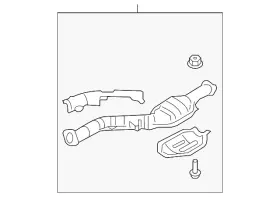 44101ag19a Subaru Genuine Catalytic Converter