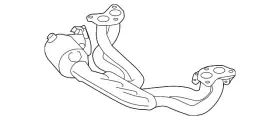 44620ae960 Subaru Genuine Cross Over Pipe