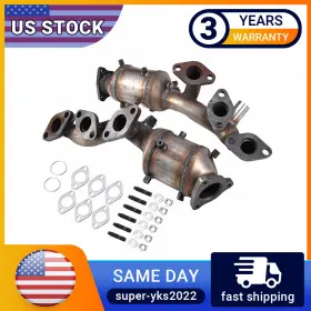 0961447 Sy 18230/0961447/753021 For 2002-2004 Nissan Frontier 3.3l V6 Manifold Catalytic Converter With Gasket