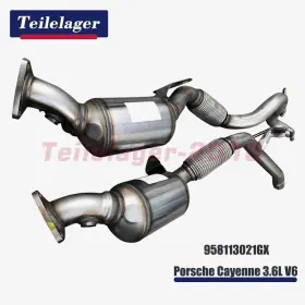 958113021ex Teilelager New Catalytic Converters Front Left And Right For 2011-18 Porsche Cayenne 3.6l V6