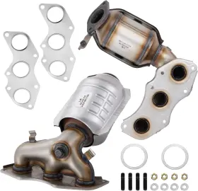 Exs22-00057sr-009-w Tembor Catalytic Converter Set Front Left Right For 2009 - 2015 Toyota Venza V6 3.5l