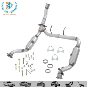 Tfp169330tp Terrific-parts For Ford F-150 V6 2.7l 2015-2020 2pcs Left And Right Side Catalytic Converters